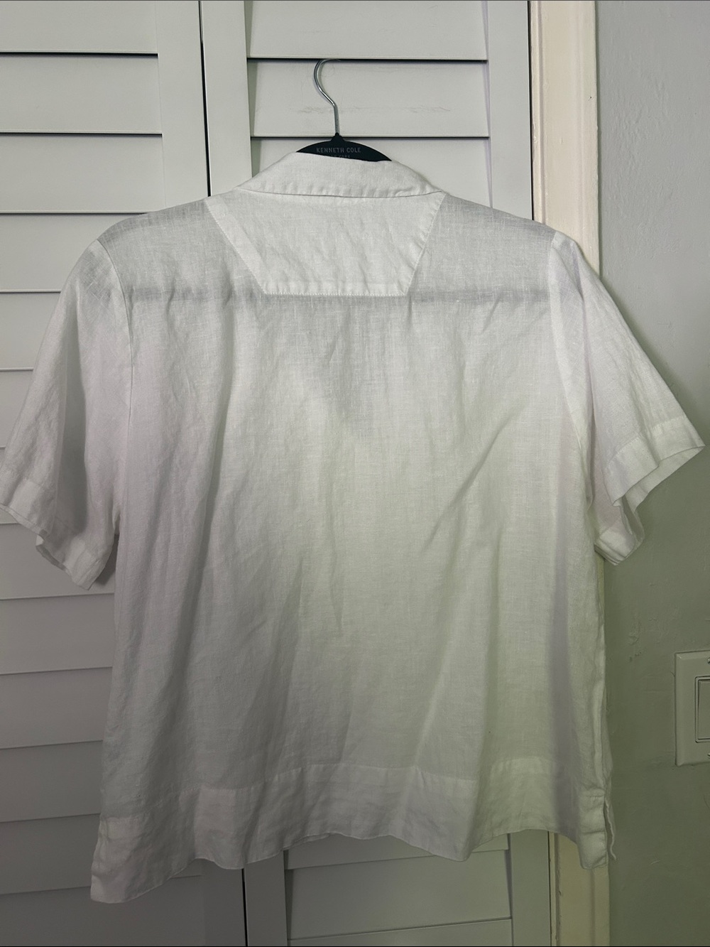 Quince White Short-Sleeve Button-Down Shirt - Picture 9 of 9